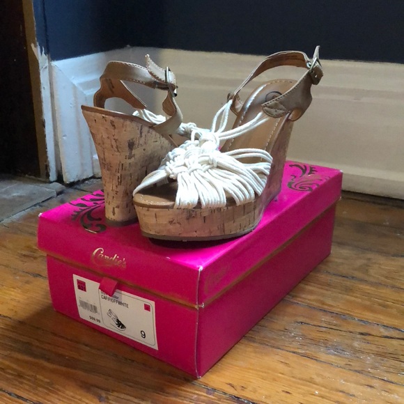 NIB Candie's Wedge Sandles - Picture 1 of 7